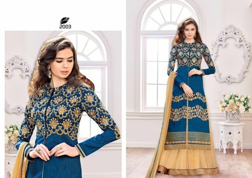 Gulfan banglori silk party wear suit