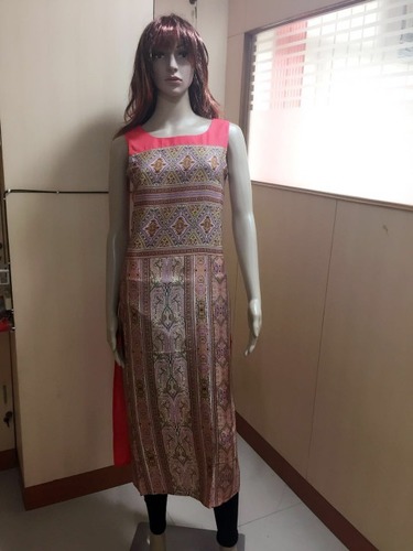 W cotton stitch kurti