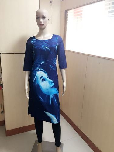 W Crepe Stitch Kurti