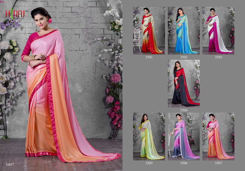 Meera Sparkal Crepe Jeq saree