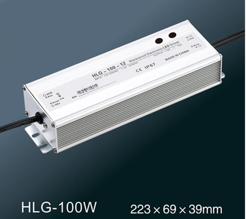 Full Function Adjustable Waterproof Power Supply - Aluminum, 223x69x39mm, 100W Output | IP67 Protection, High Efficiency, Wide Input Range, Multiple Protections