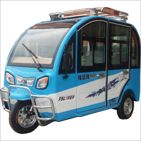 Electric Tricycle Blue and White
