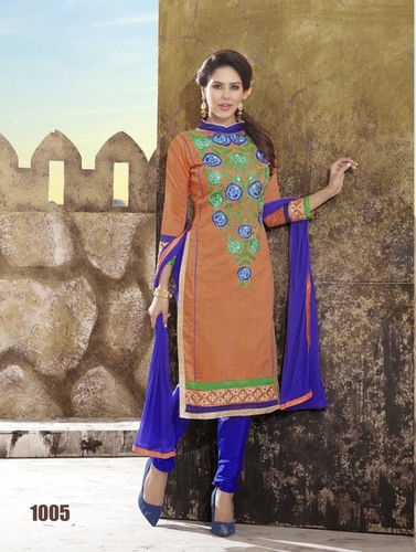 Orange Designer Attractive Dress