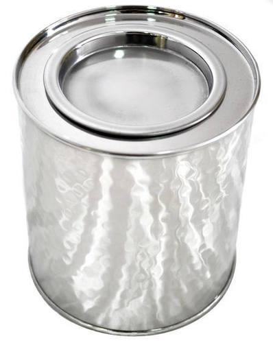 Hammered Steel Box Round