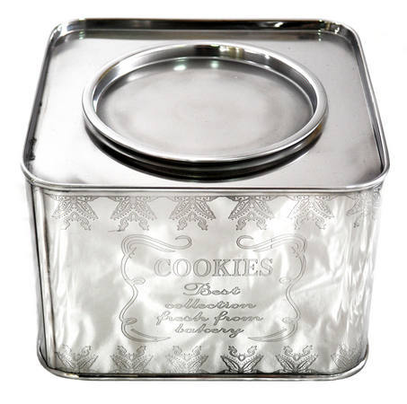 Steel Biscuits & Cookies Box Container