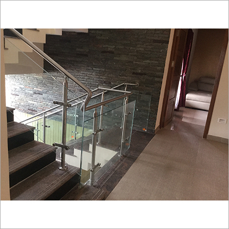 Intirior Steel Glass Railing