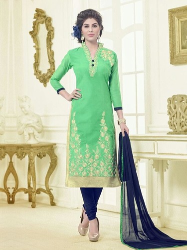 Blue And Green Latest Evening Wear Dress