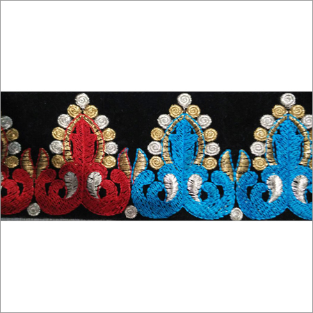 Embroidered Saree Border