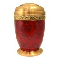 Designer Brass Metal Cremation Urn