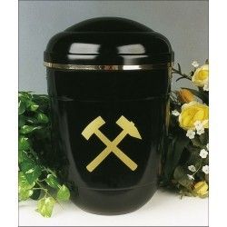 Hammered Brass Metal Cremation Urns