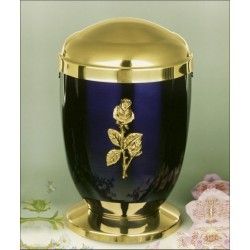 Designer Brass Metal Cremation Urn