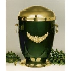 Designer Brass Metal Cremation Urn