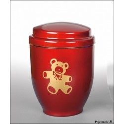 Teddy Bear Brass Metal Cremation Urns