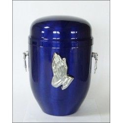 Hand Praying Brass Metal Cremation Urns