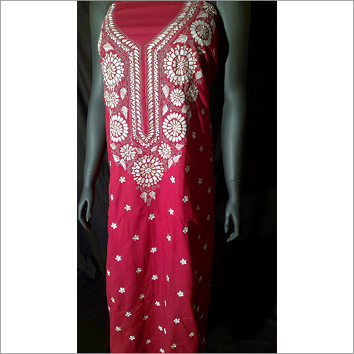 Red Kadhai Suit