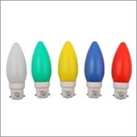 LED Candle Bulb - PC Material, 1 Watt Power, Multicolor R-G-B-W-Y | B22 Base, Input Voltage 85-265V, Ideal for Home Applications