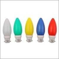 Led Candle Bulb - Pc Material, 1 Watt Power, Multicolor R-g-b-w-y | B22 Base, Input Voltage 85-265v, Ideal For Home Applications