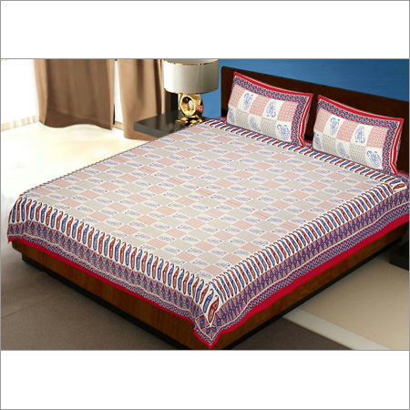 Jaipuri Cotton bed Sheet