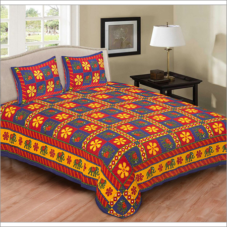 Kantha Cotton Bed Sheet