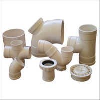 Upvc Pipe Fittings - 1/2 Inch, White Plastic, Round Shape | Thermal Stability, Corrosion Resistance, Weathering Proof