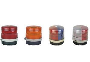 LED Flashing Warning Lamp - High Transparency Lampshade 30x54.5x33cm Red 35W IP55 Xenon
