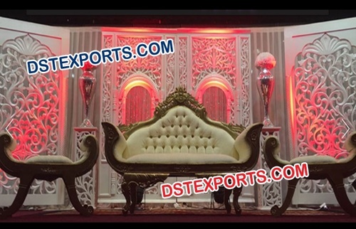 Wedding Jhrokha Panel Backdrop Stage