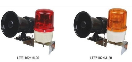 Rotary Signal Lamps - High Strength Resin, 35x23.5x40.5cm, Multi-Color, 10W Power, 100dB Sound, IP55 Weatherproof