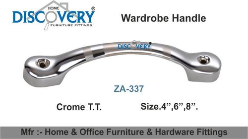 ZA - 342 - Steel Arched Handle, 4/6/8 Inch, Chrome Finish | Durable, Stylish, Easy Install, Strong Grip