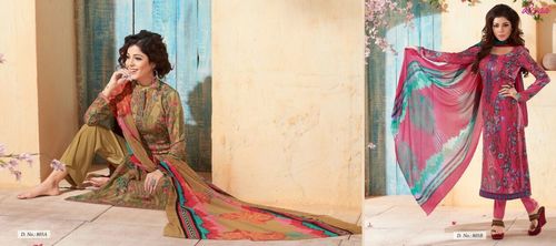CRAPE SILK SALWAR SUIT