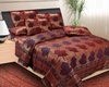 Fancy Bedsheets - Handloom Cotton, Multiple Sizes, Maroon | Soft, Lightweight, Washable Bed Sheets