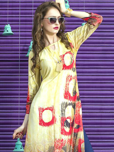 Ubanari by Feminista - Cotton Printed Kurti | Customized Size, Indian Ethnic Wear for Summer, Available in 7 Unique Designs