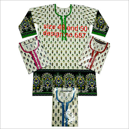 Ladies Printed Cotton Kurtis