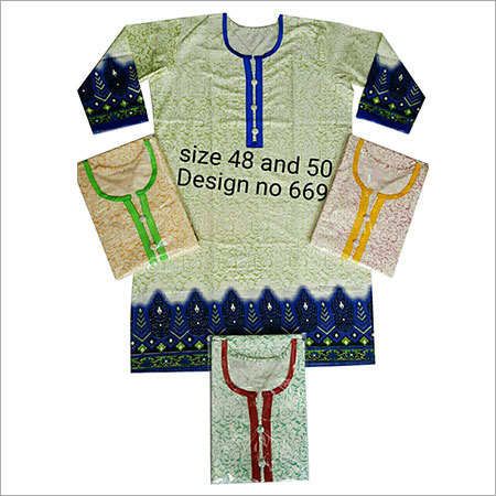 Latest Printed Cotton Kurtis