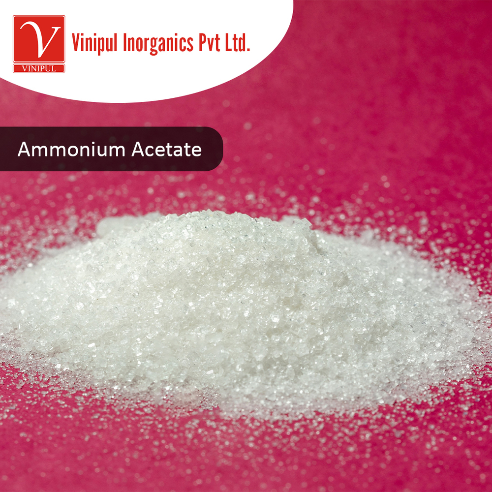 Ammonium Acetate Ash %: 99.5 %