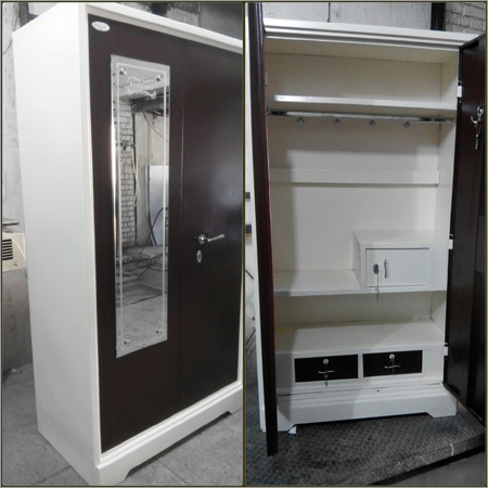 Domestic Steel Almirah - High-Grade Steel, Various Sizes, Alluring Colors - Immaculate Finish, Dimensional Stability