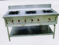 Three Burner Cooking Range
