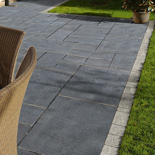 Natural Finish Black Limestone