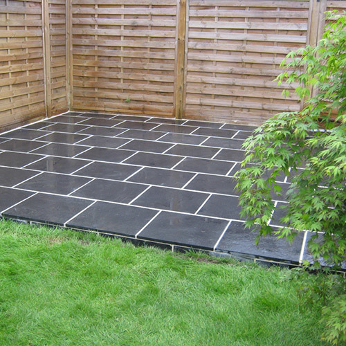 Leather Finish Black LimeStone