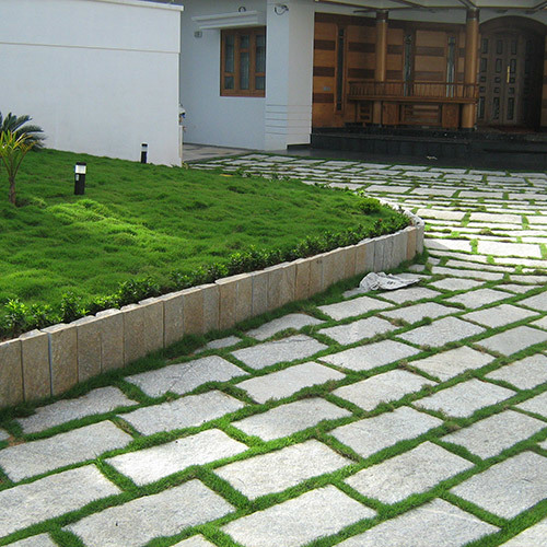 Yellow Limestone - Tile Pattern