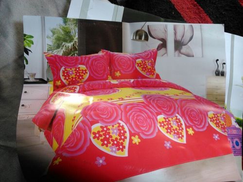Bright Colours Cotton Bedsheet - Cotton, Multiple Sizes, Red | Handloom, Soft, Lightweight, Washable