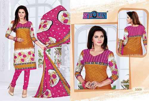 Bk Dolly Cotton Printed Dress Material