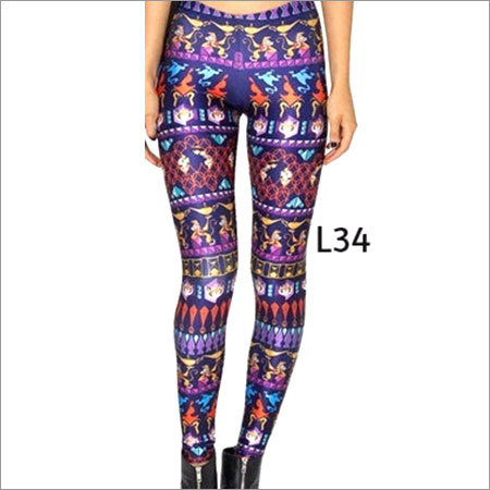 Spandex printed leggings