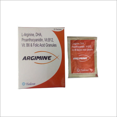 L-Arginine, DHA, Proanthocyanidin, Vit.B12, Vit. B6 & Folic Acid Granules