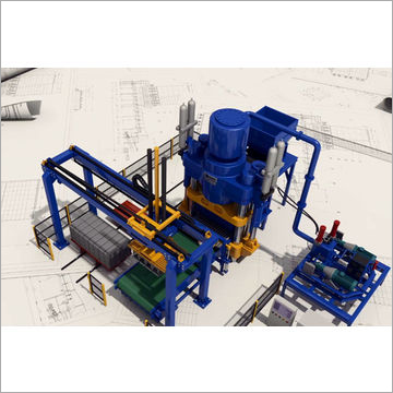 Cross Pallet Type Wall Materials Hydraulic Molding Machine