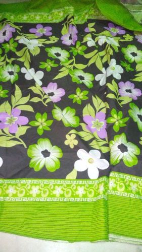 Designer Bedsheets - Cotton Handloom, Various Sizes, Dark Green | Soft, Lightweight, Easy Wash, Many Prints