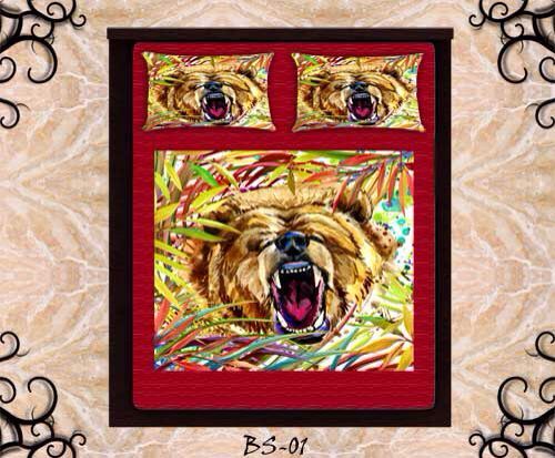 Designer Bedsheet - Handloom Cotton, King Size, Red | Soft Fabric, Lightweight, Easy Wash, Durable, Multiple Prints