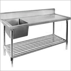 Work Table with Single Sink