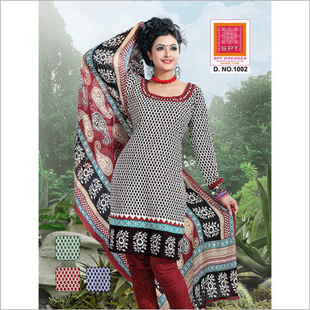 Cotton Printed Salwar Kameez Decoration Material: Laces