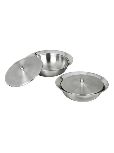 Steel Bowl Set With Lid of 2 PCs
