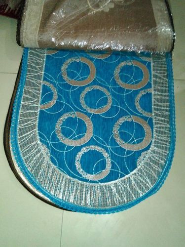 Designer Sofa Cover - Polyester Blend, 20-60 Inches, Teal | Durable Fabric, Easy Fitting, Geometric Oval Pattern